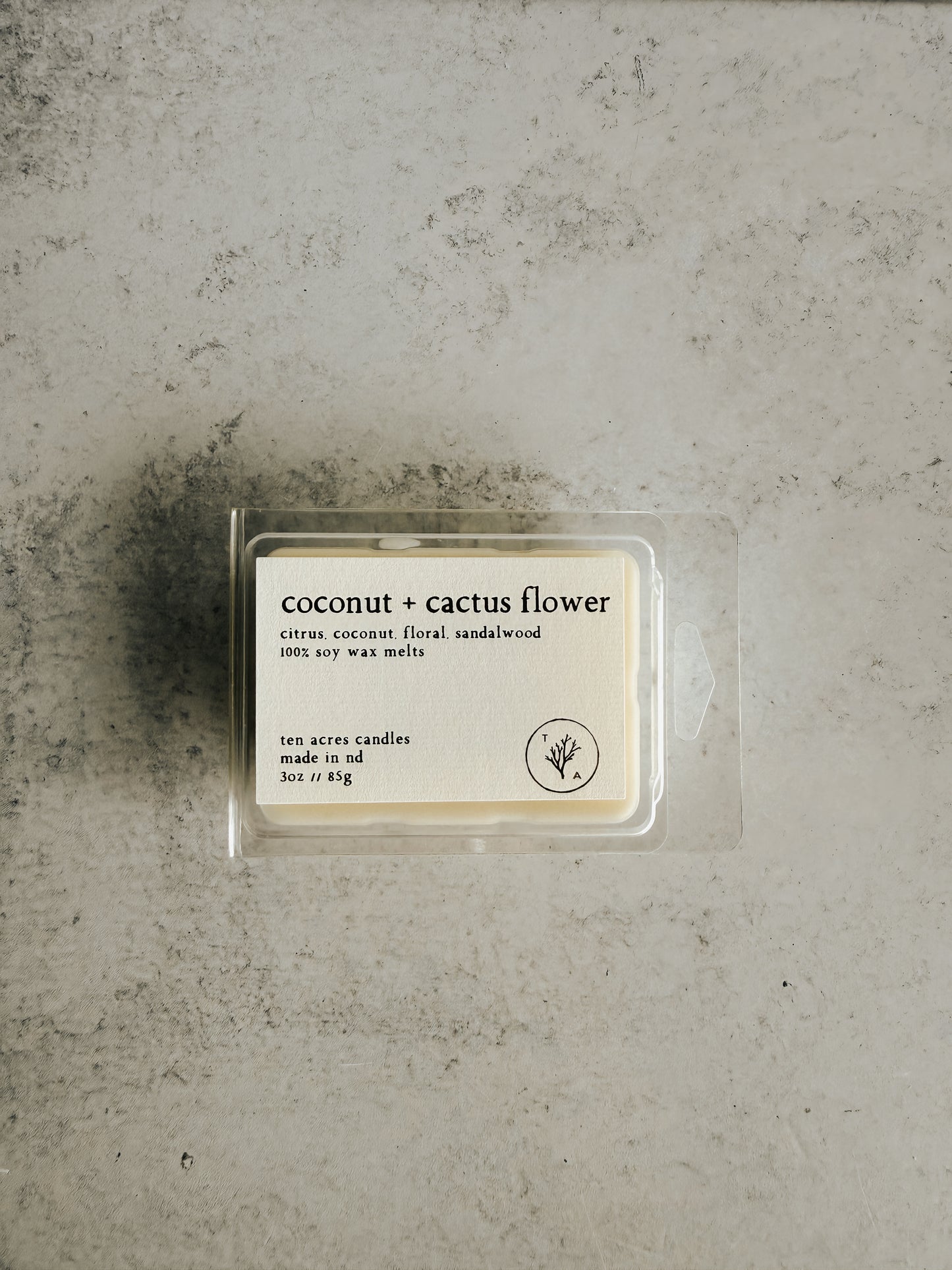 Coconut + Cactus Flower // soy wax melts