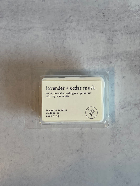 Lavender + Cedar Musk // Wax Melts