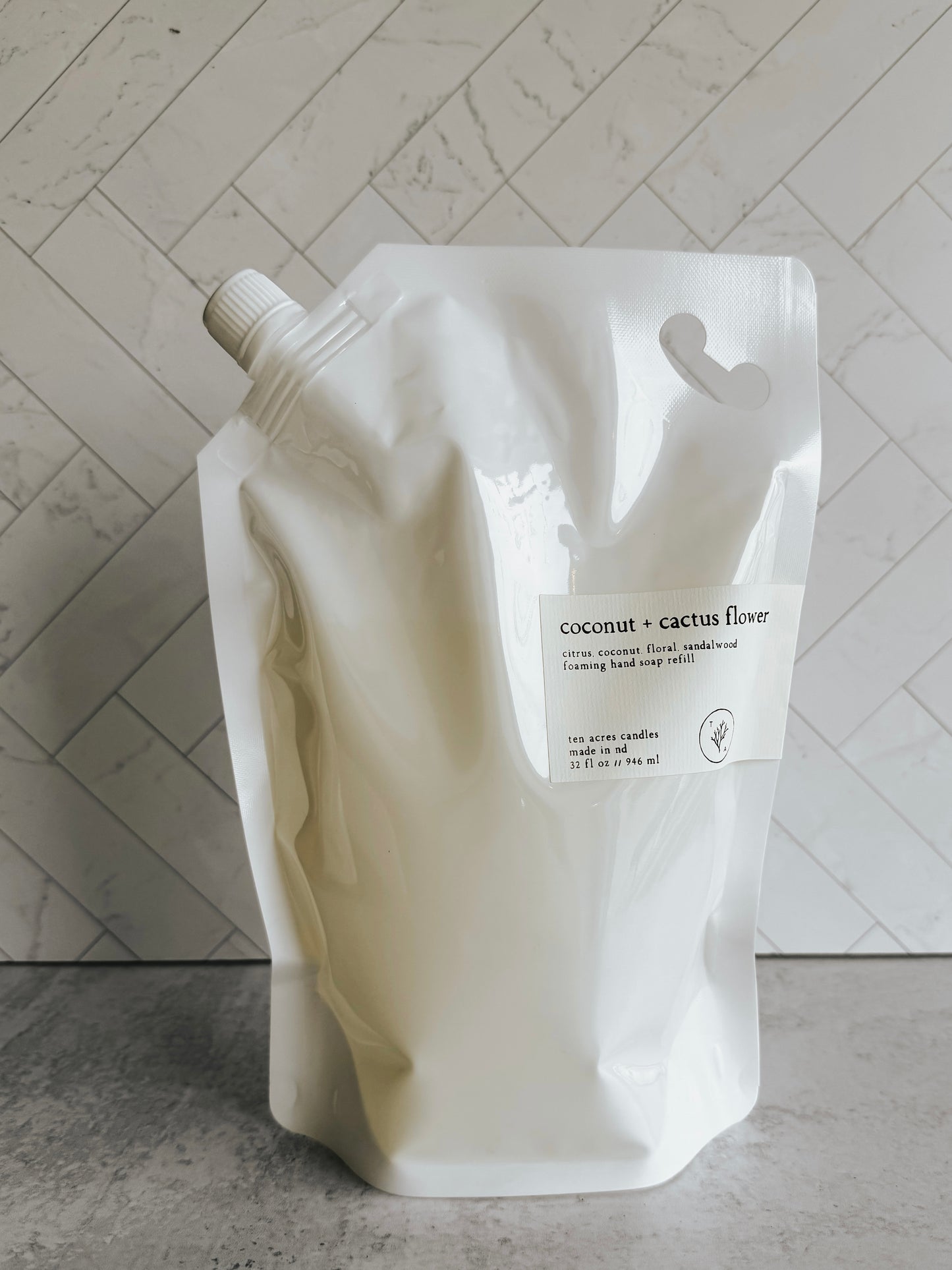 Coconut + Cactus Flower // foaming hand soap refill