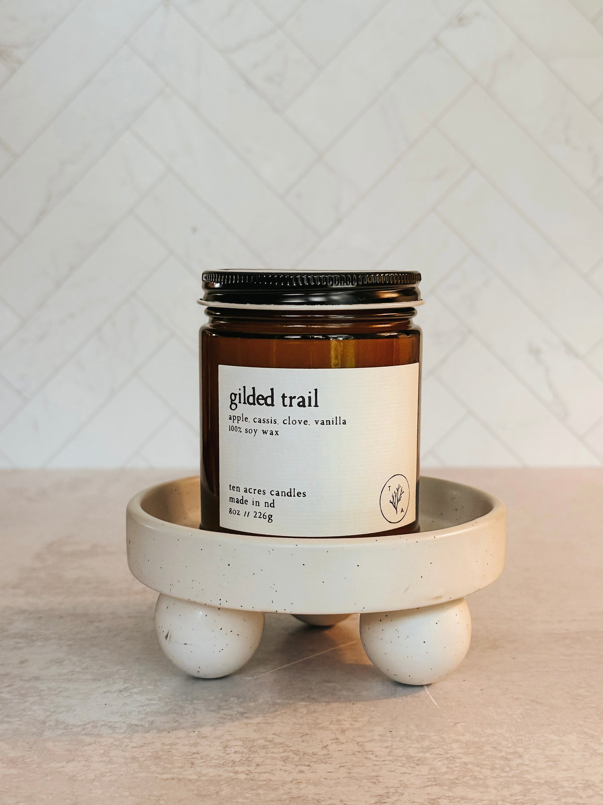 Gilded Trail // 8oz soy candle
