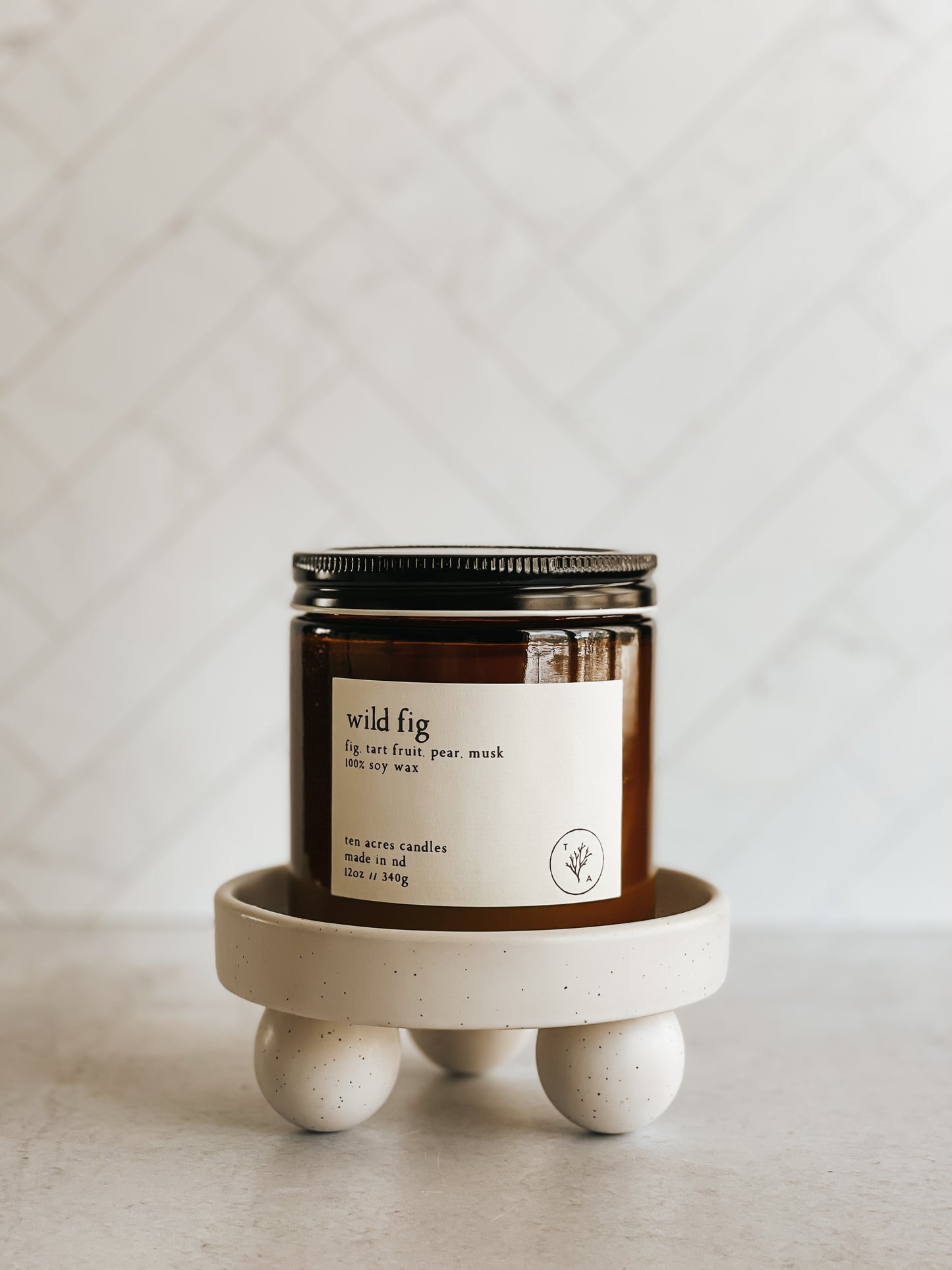 Wild Fig // 12oz soy candle