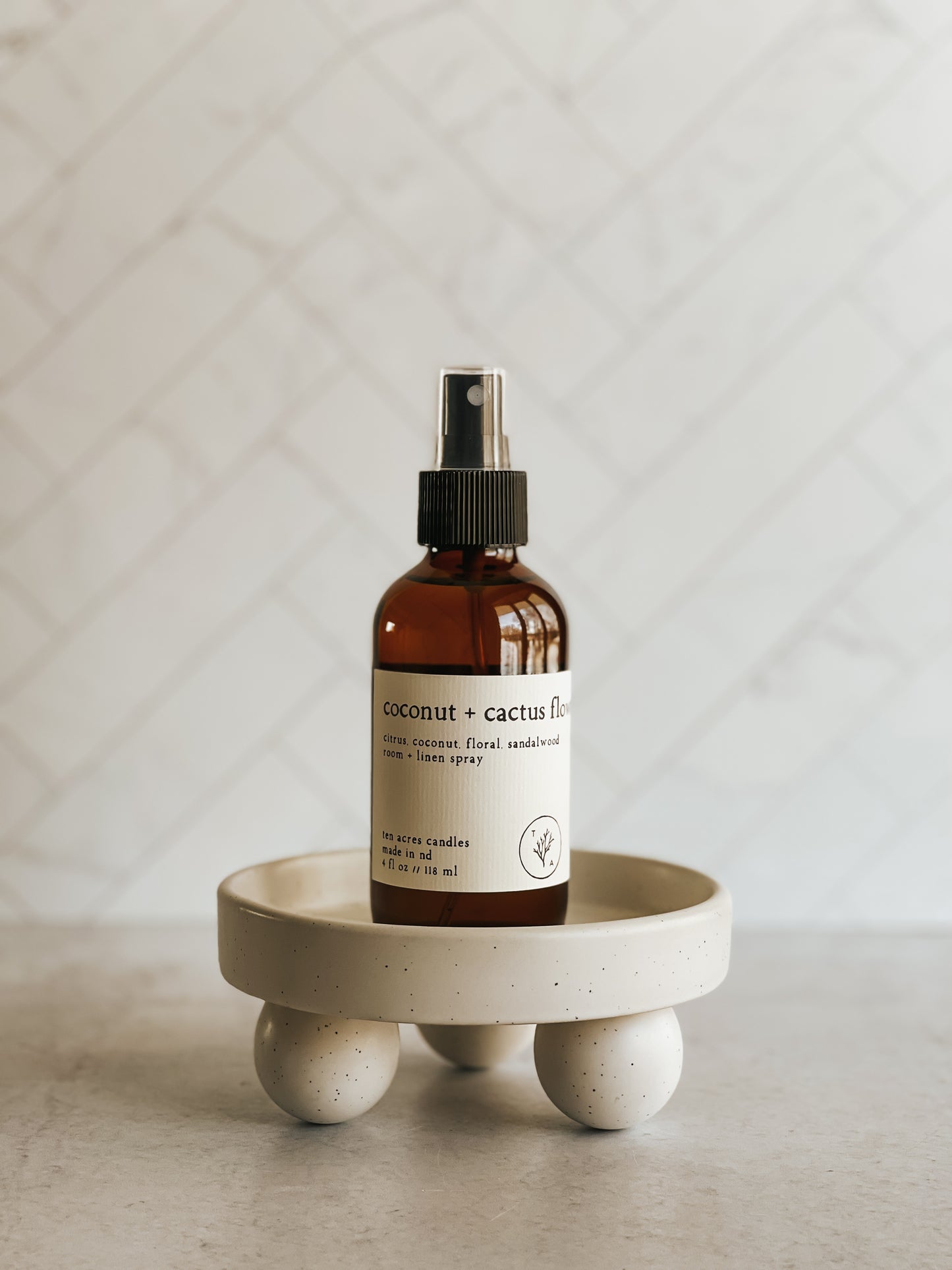 Coconut + Cactus Flower // room + linen spray