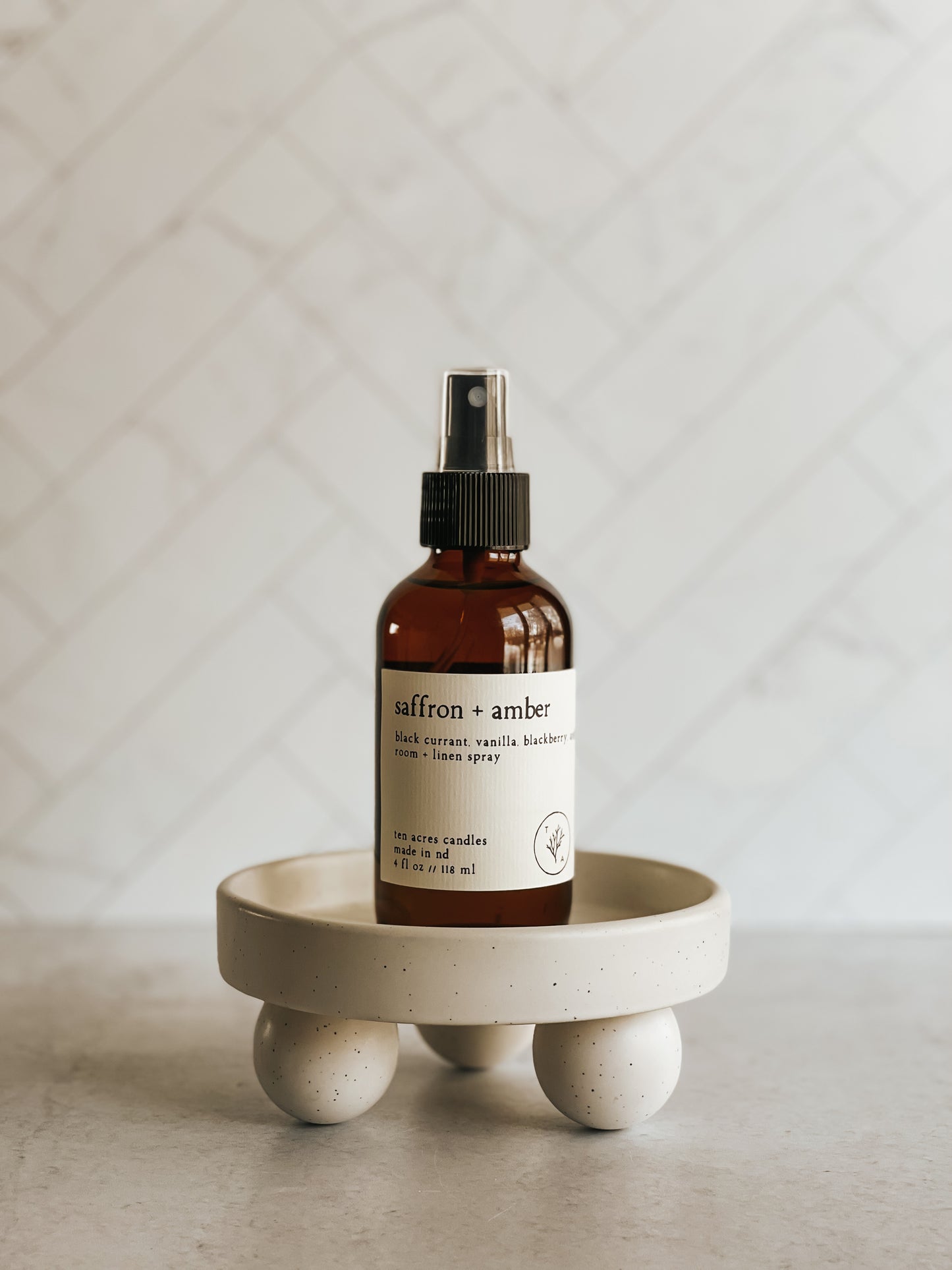 Saffron + Amber // room + linen spray