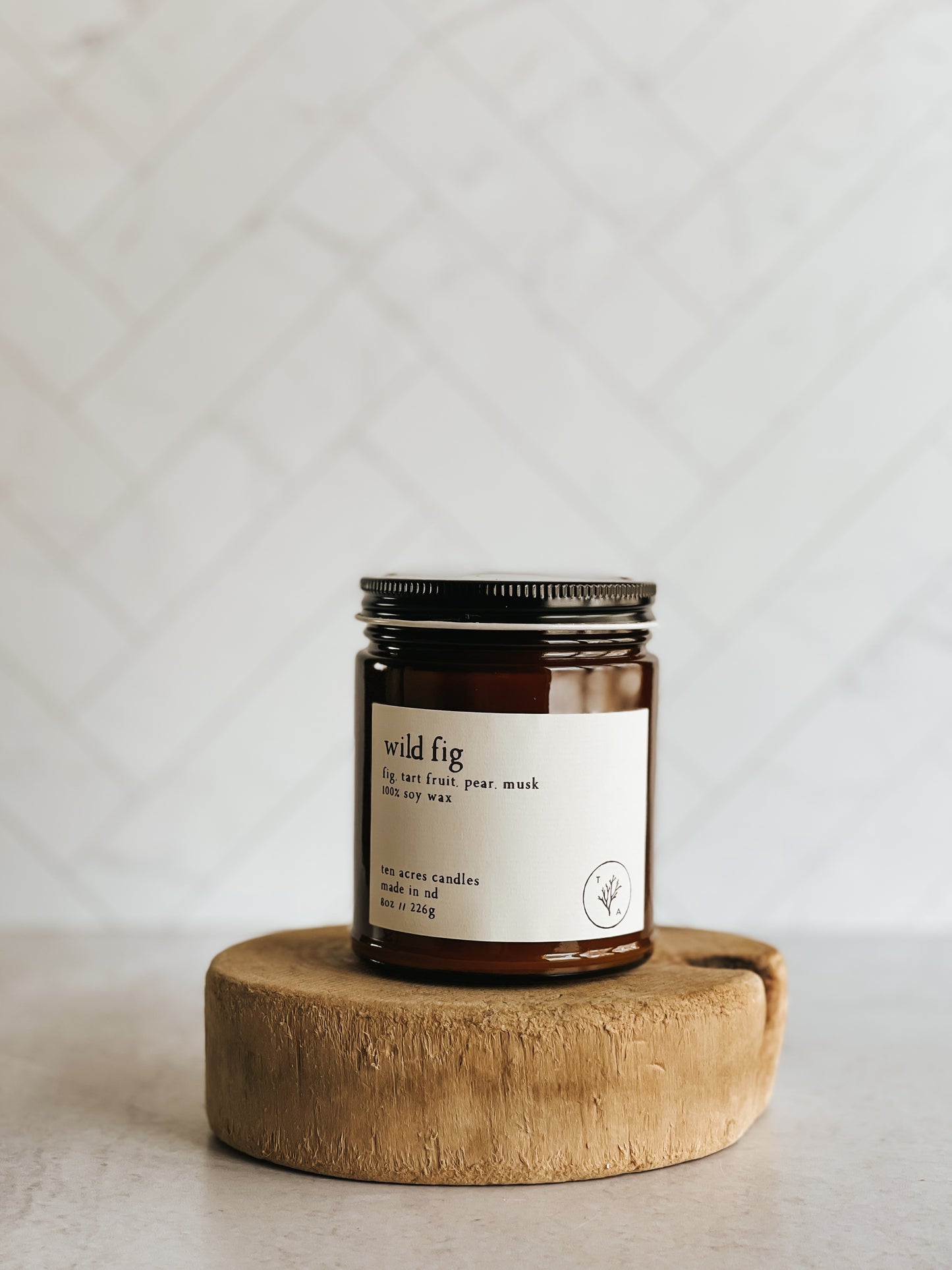 Wild Fig // 8oz soy candle
