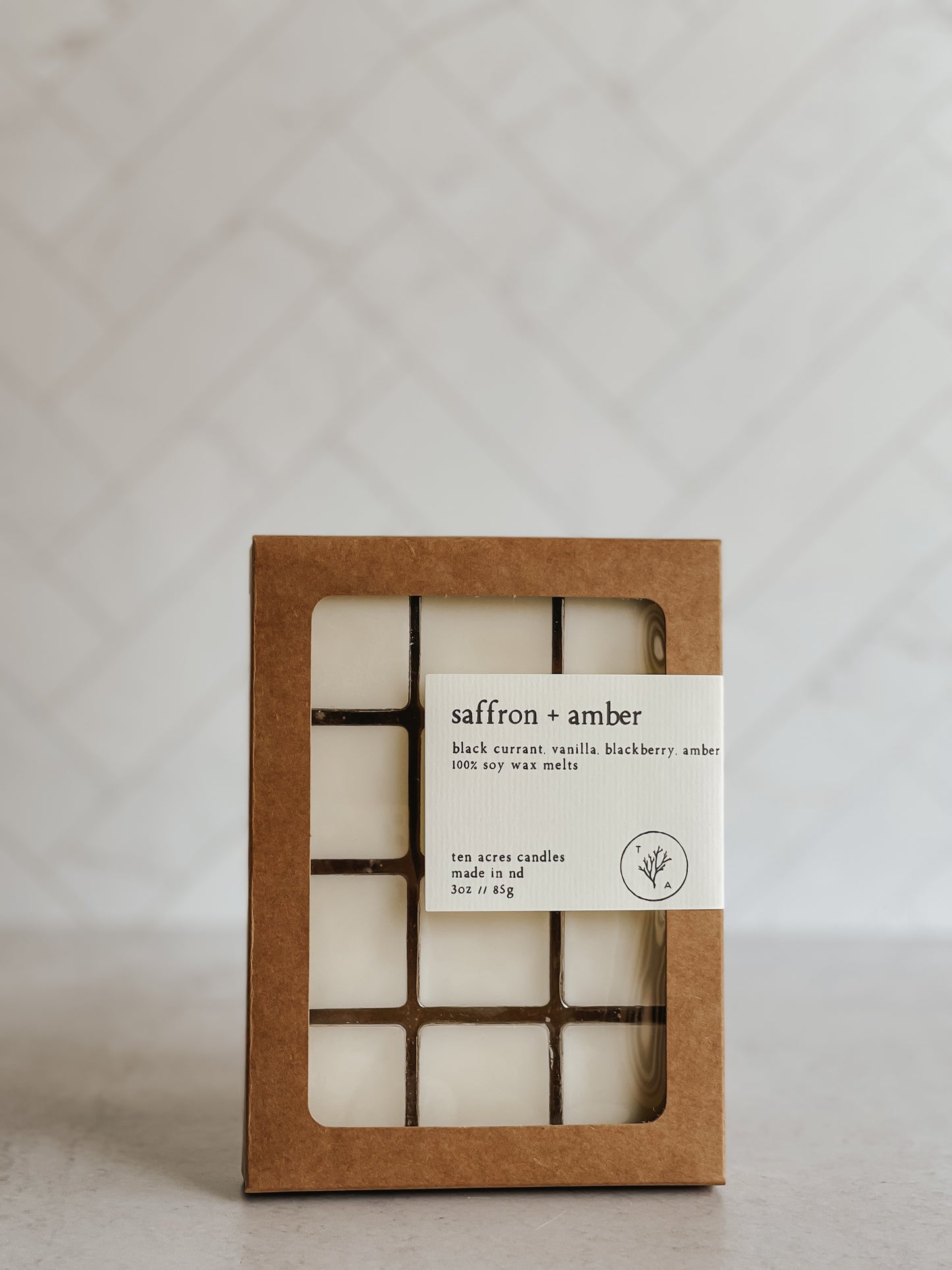 Saffron + Amber // soy melts