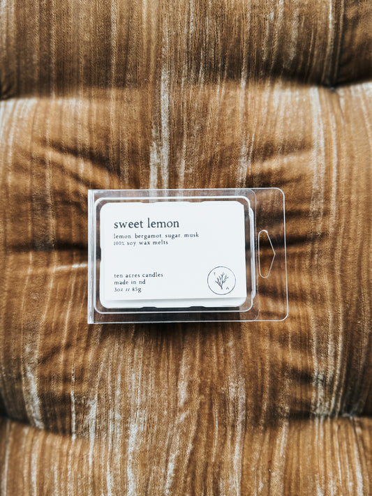 Sweet Lemon // soy wax melts