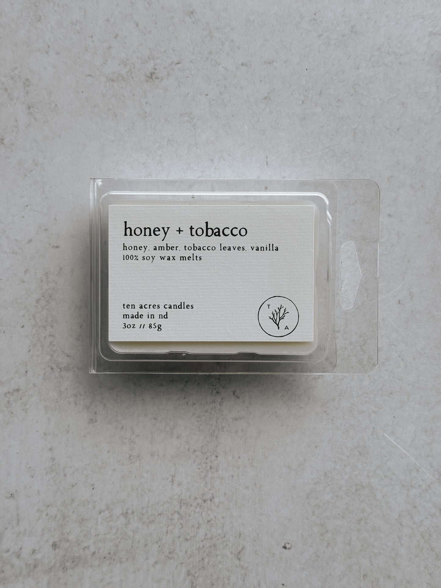 Honey + Tobacco // soy wax melts