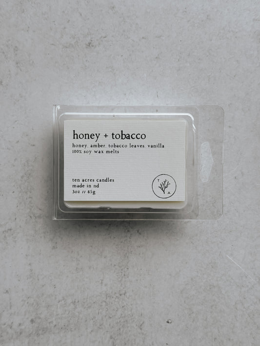 Honey + Tobacco // soy wax melts
