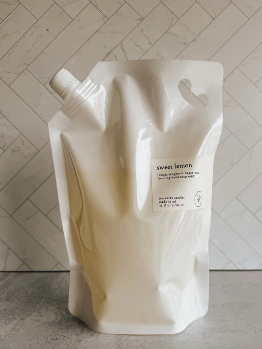 Sweet Lemon // foaming hand soap refill