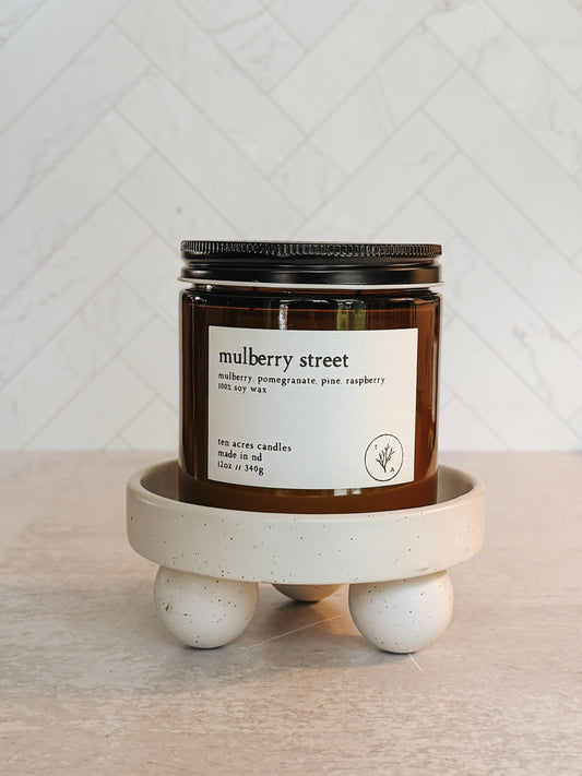 Mulberry Street // 12oz soy candle