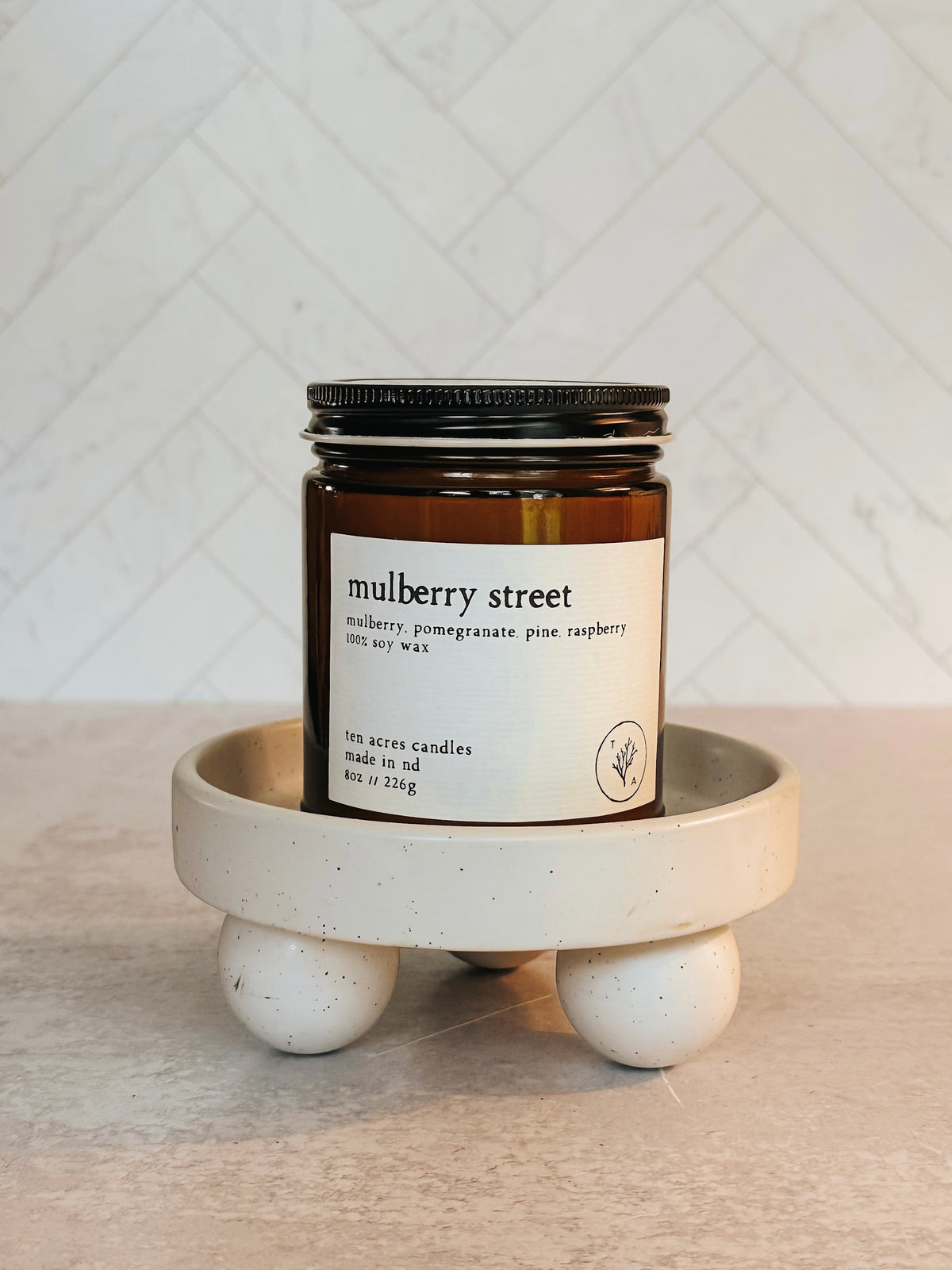 Mulberry Street // 8oz soy candle