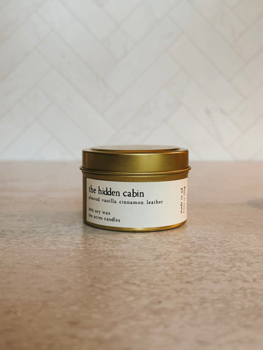The Hidden Cabin // 3.5oz soy candle