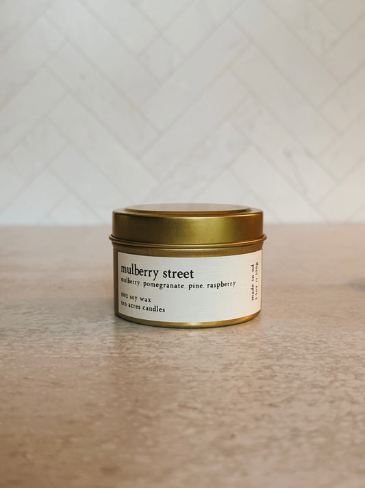Mulberry Street // 3.5oz soy candle