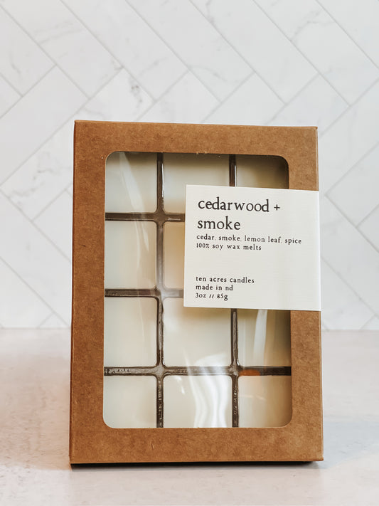 Cedarwood + Smoke Wax Melt- discontinued